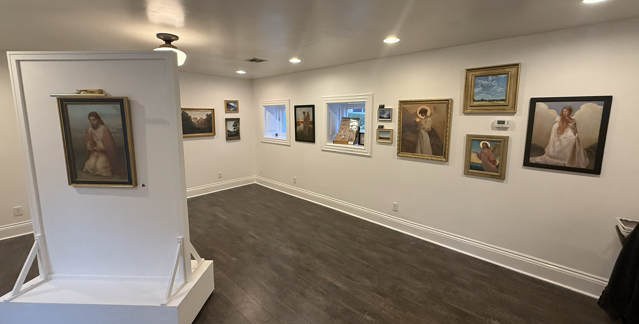 Interior view of The Collector's Room Gallery of Fine Art & Studio in St. George, Utah.